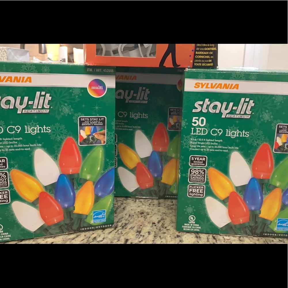 Sylvania LED C9 Outdoor Christmas lights